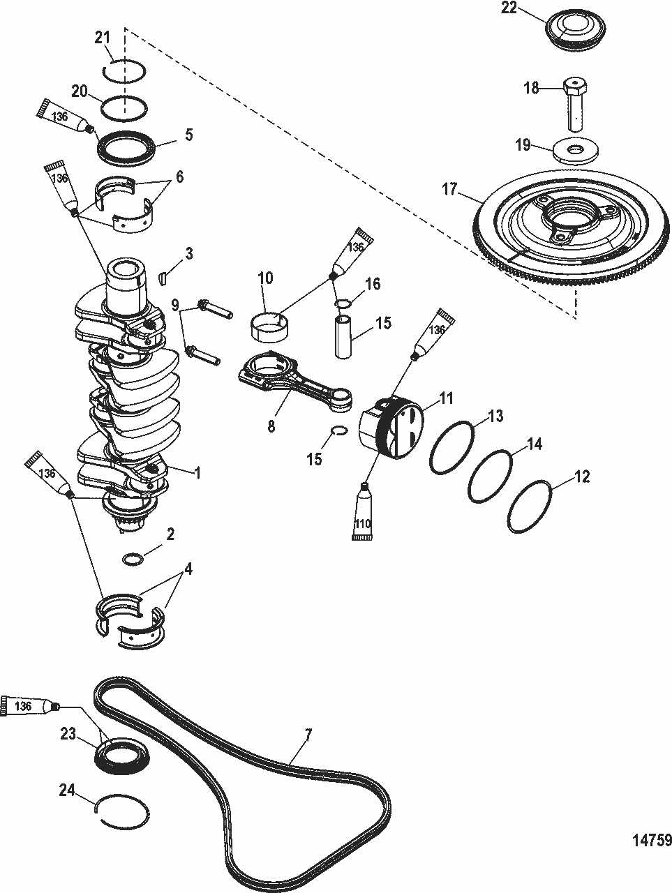 mercury outboard parts diagram