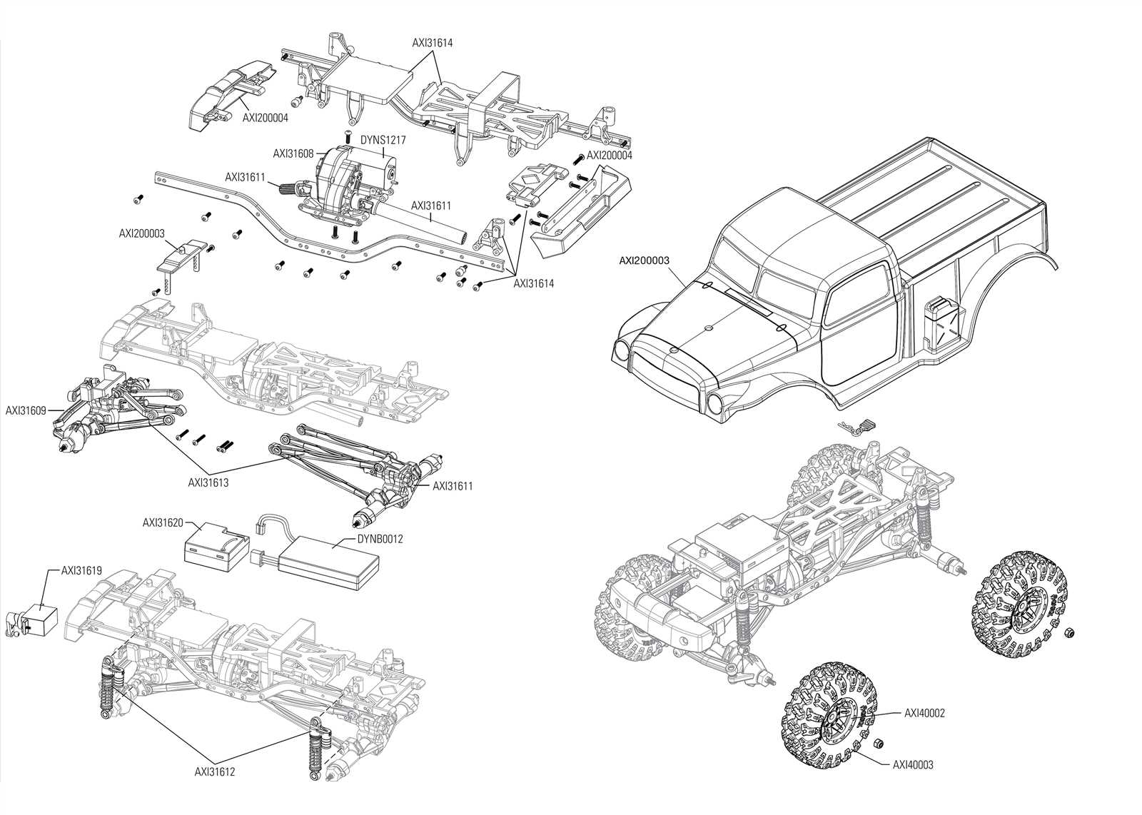 axial scx24 parts diagram