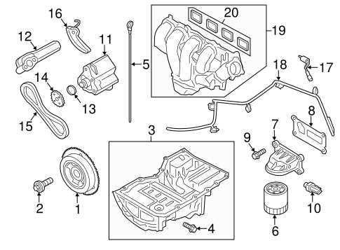 ford engine parts diagram