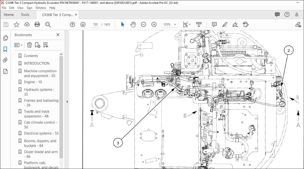 case cx36b parts diagram