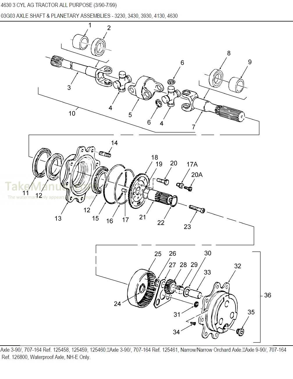 ford 3930 tractor parts diagram