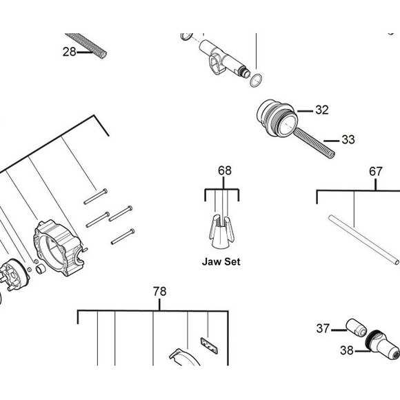 diagram rivet gun parts