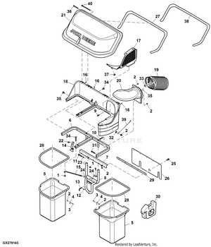 john deere z255 deck parts diagram