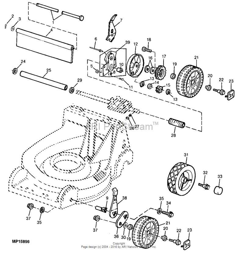 john deere js63 parts diagram