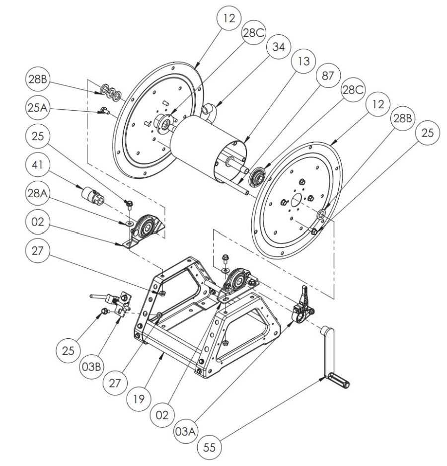 baitcaster parts diagram