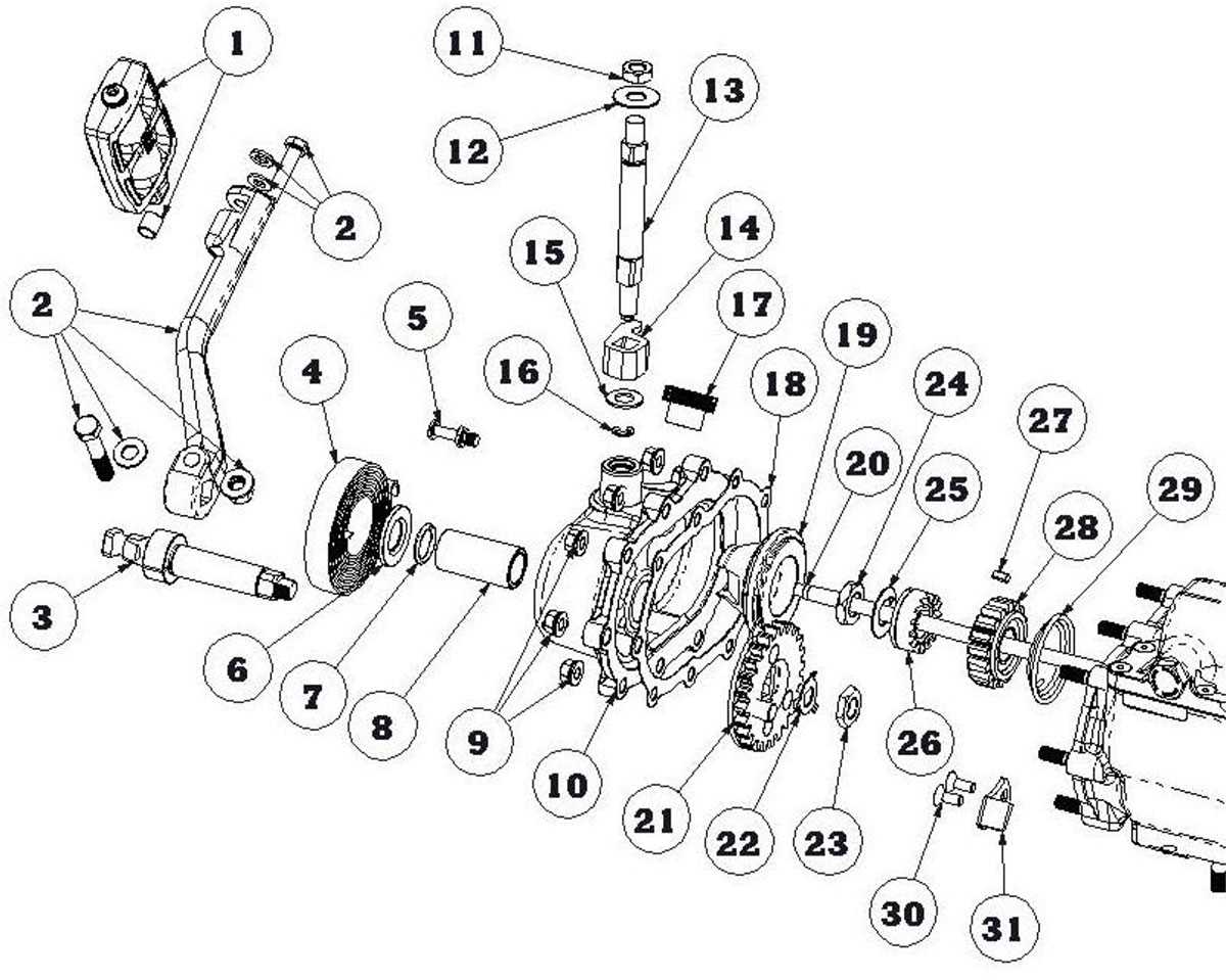 baker transmission parts diagram