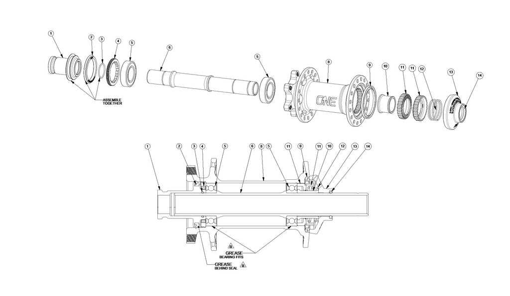 bearing parts diagram
