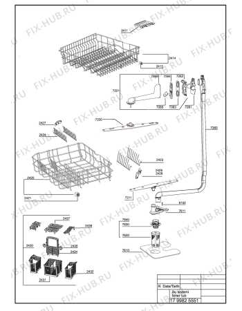 beko dishwasher parts diagram