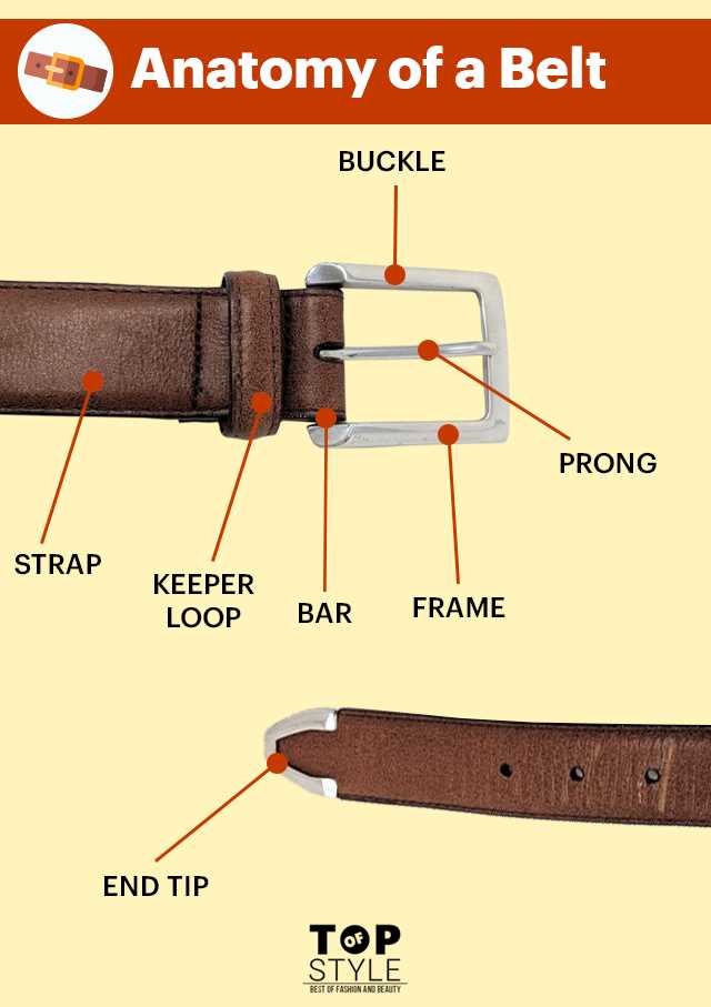 belt buckle parts diagram