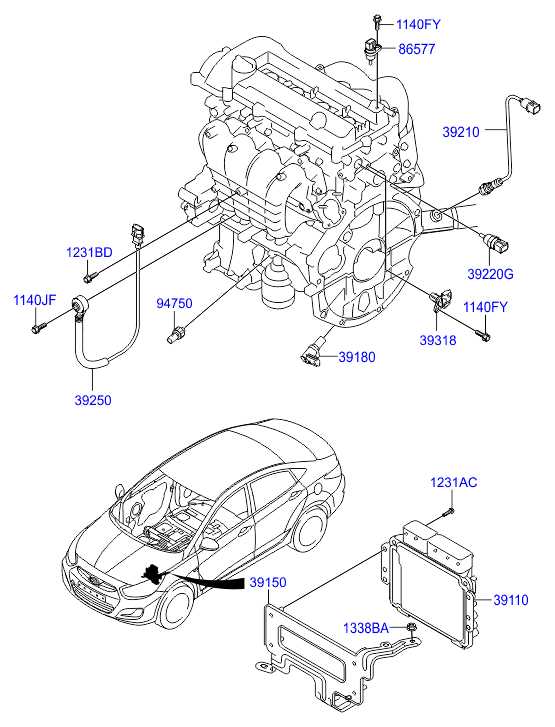 2012 hyundai accent parts diagram