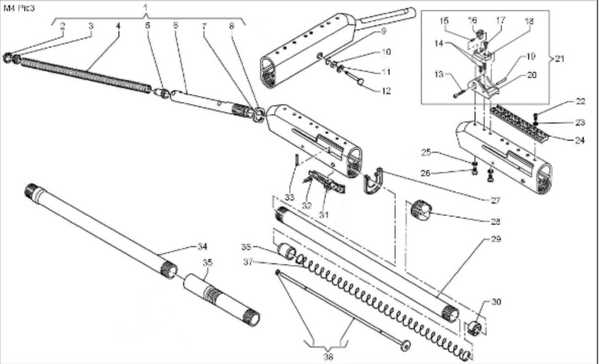 benelli shotgun parts diagram