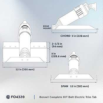 bennett trim tab parts diagram