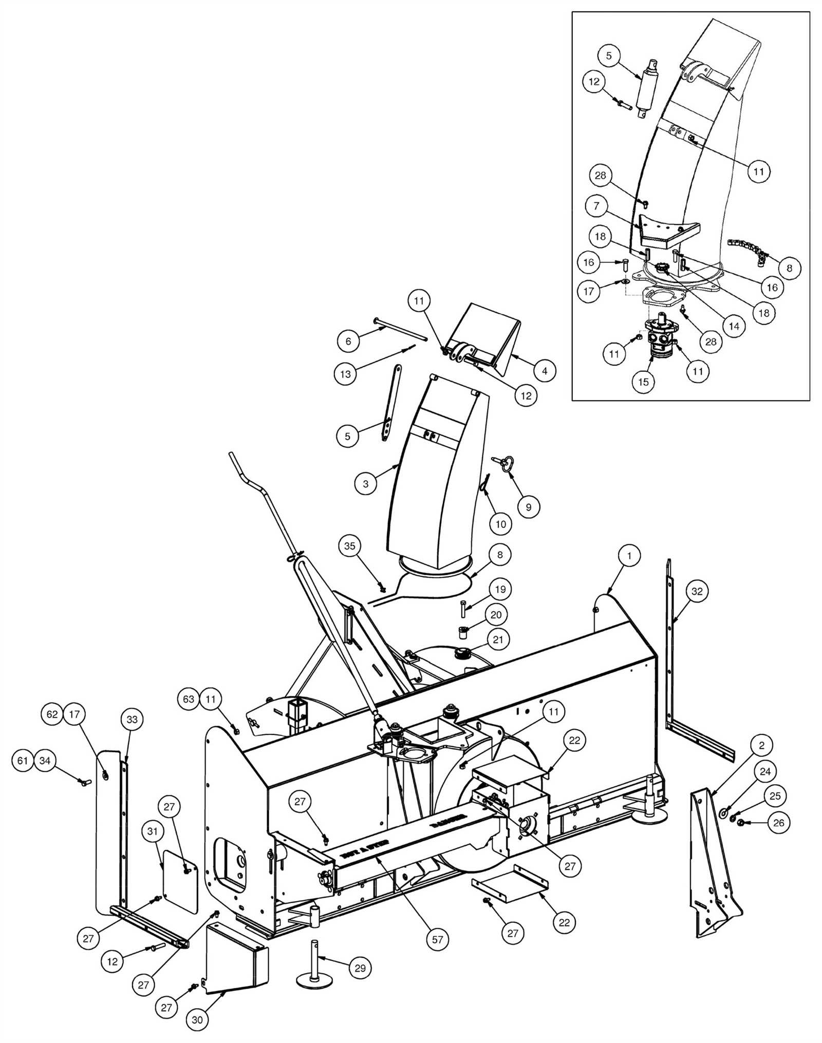 berco snowblower parts diagram