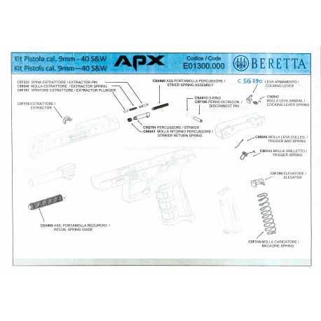 beretta px4 storm parts diagram