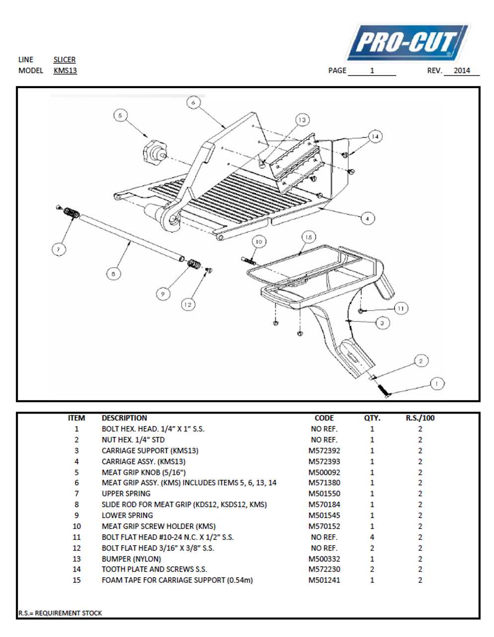 berkel slicer parts diagram