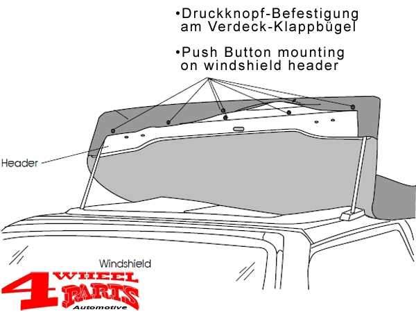 bestop parts diagram