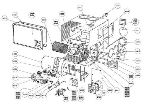 diagram of furnace parts