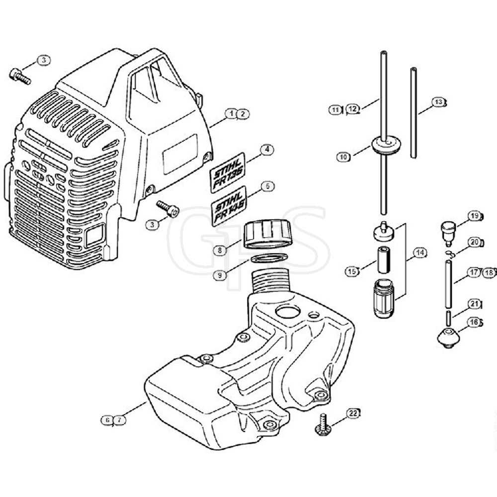 fs 250 parts diagram