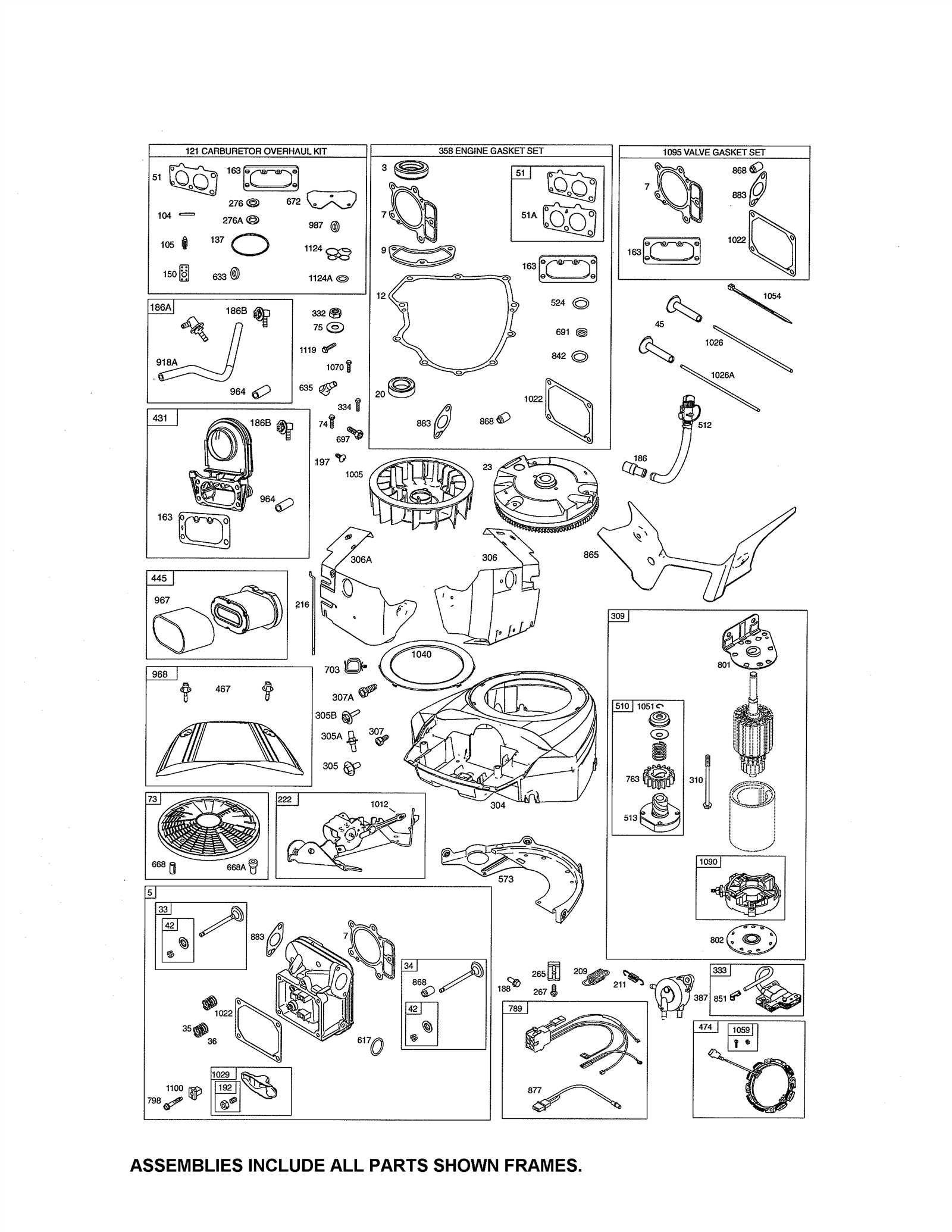 briggs and stratton 31c707 parts diagram