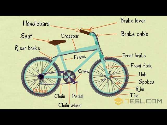 bicycle gear parts diagram