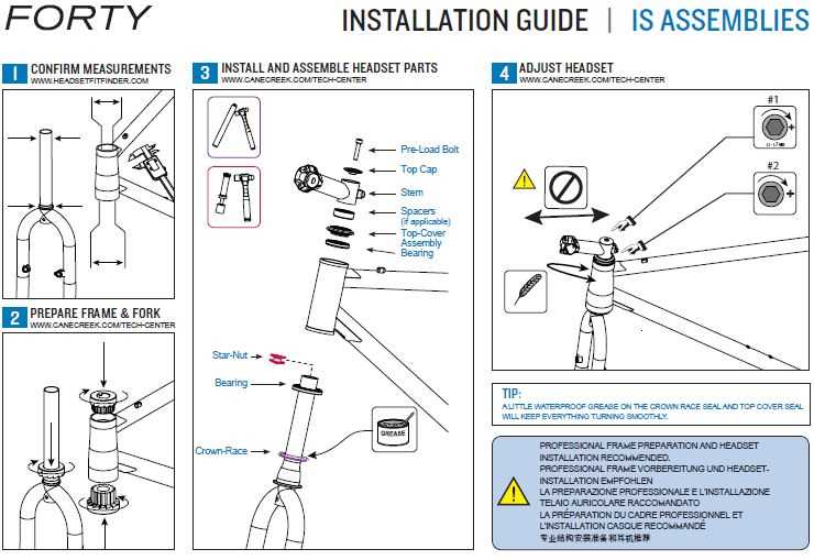 bicycle headset parts diagram