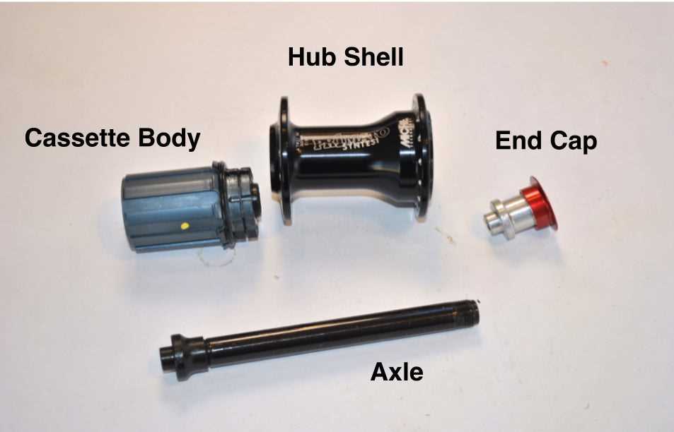 bicycle rear wheel parts diagram