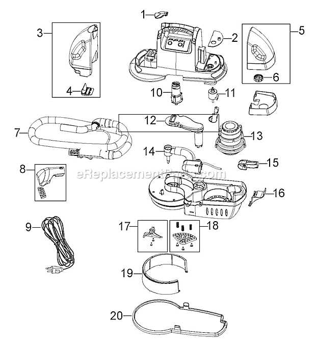 bissell 3071 parts diagram