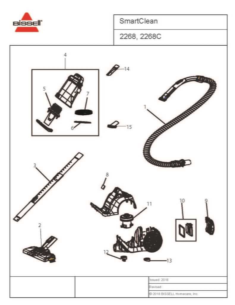 bissell powerforce parts diagram