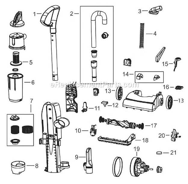 bissell powerfresh steam mop parts diagram