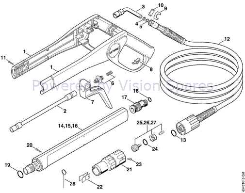 bit 115 pressure washer gun parts diagram