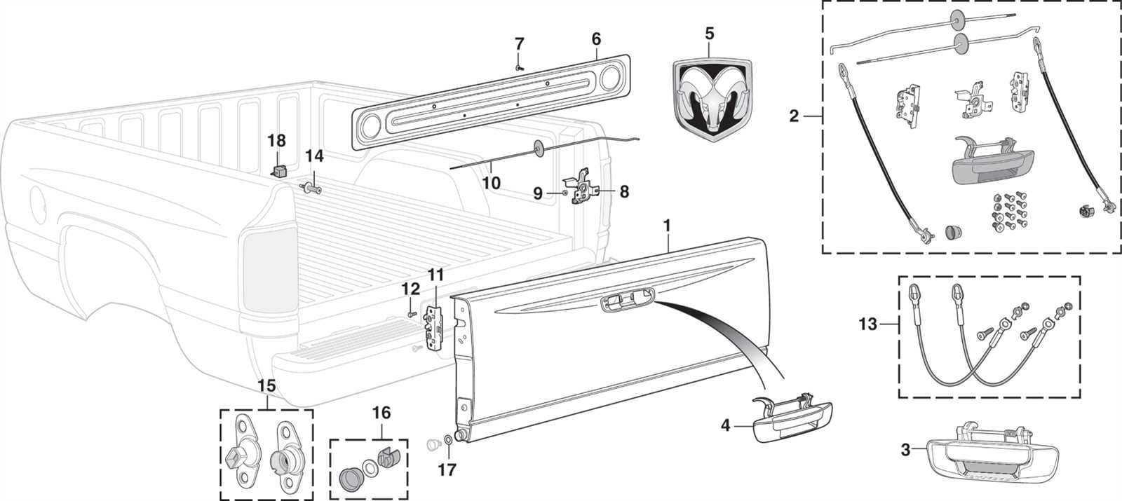 2012 ram 1500 parts diagram