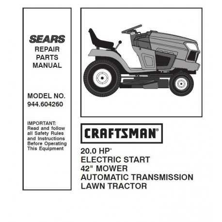 craftsman yt4000 steering parts diagram