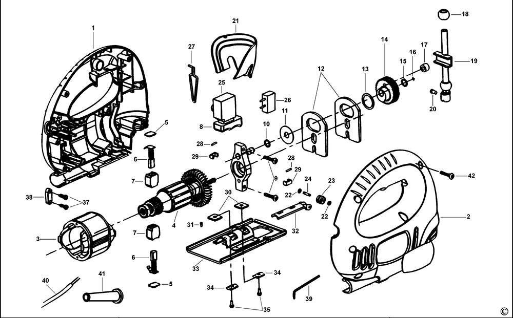 black and decker circular saw parts diagram