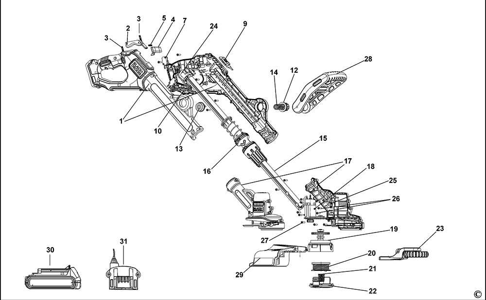 black and decker grass hog parts diagram