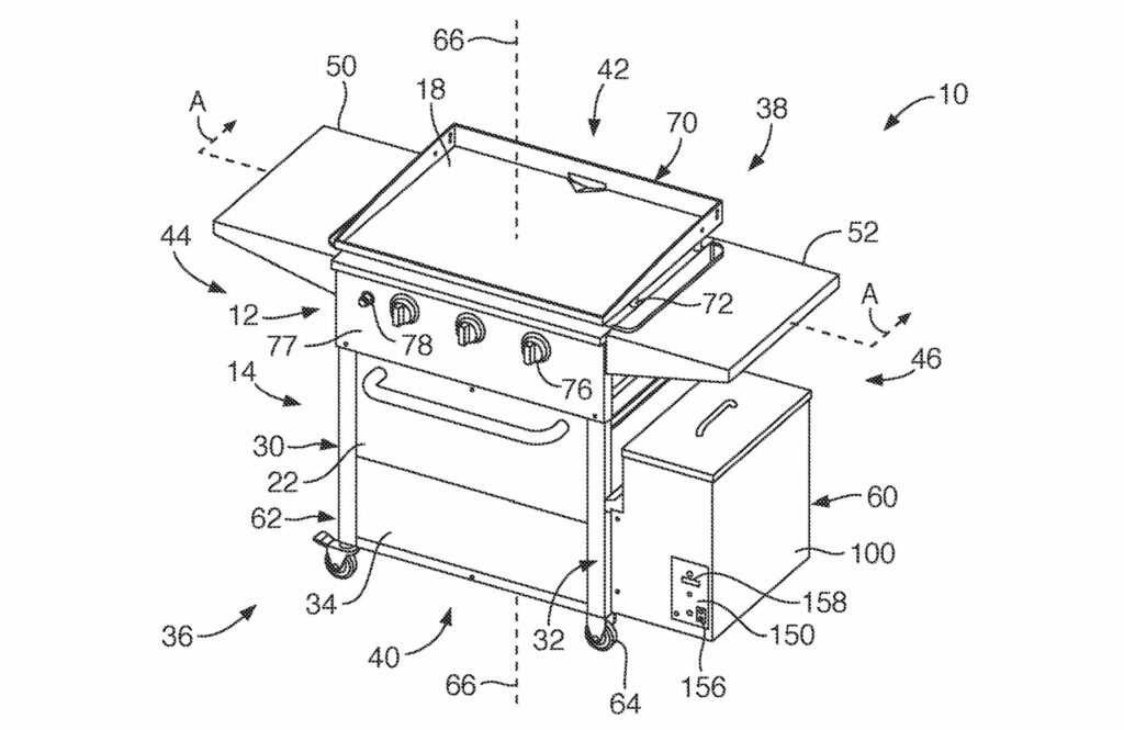 blackstone grill parts diagram