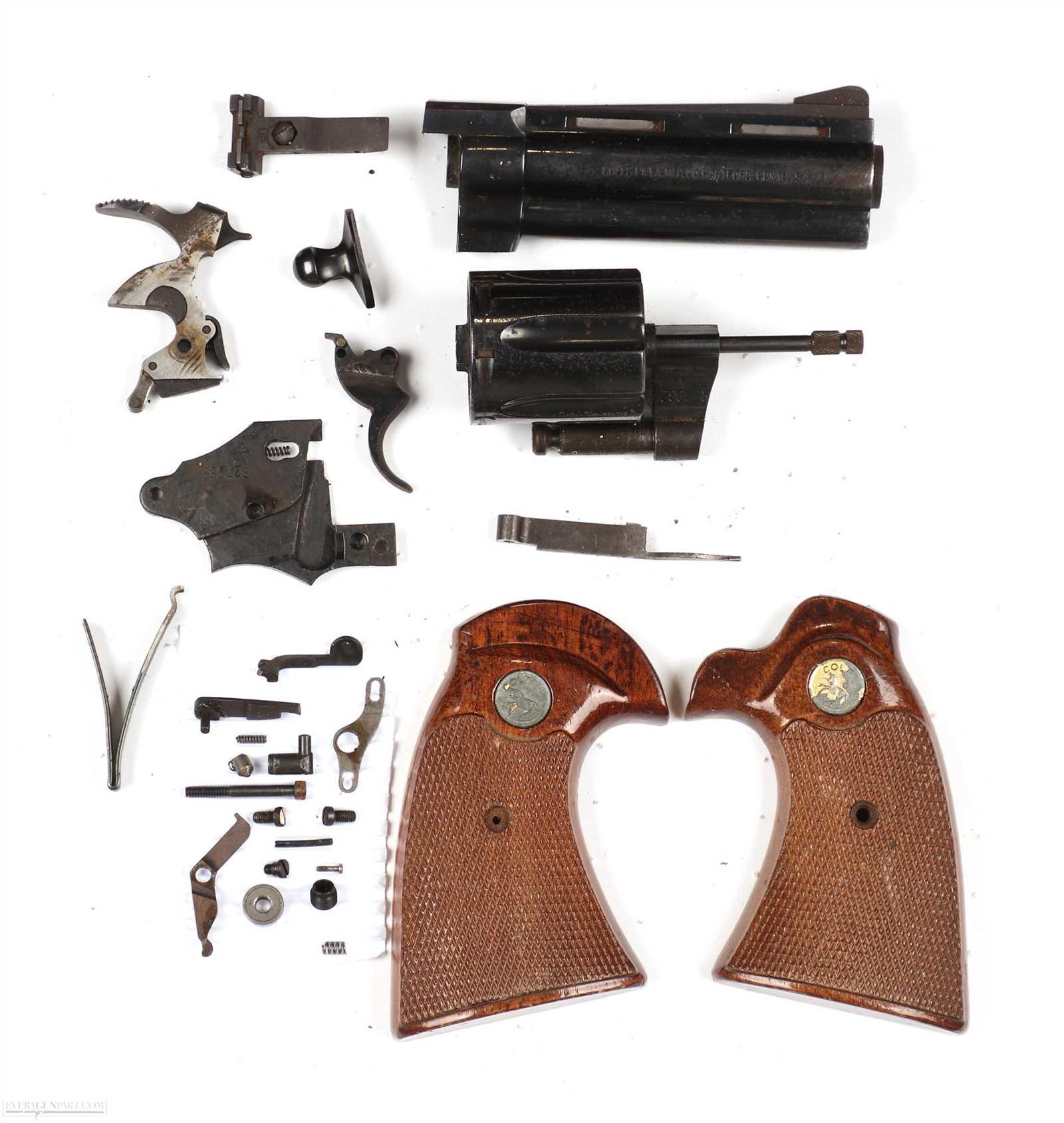 colt revolver parts diagram