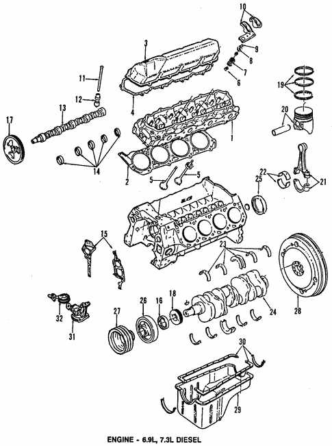 ford f 250 parts diagram