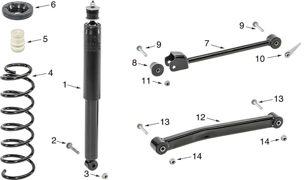 jeep front end parts diagram