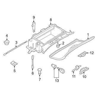 bmw interior parts diagram