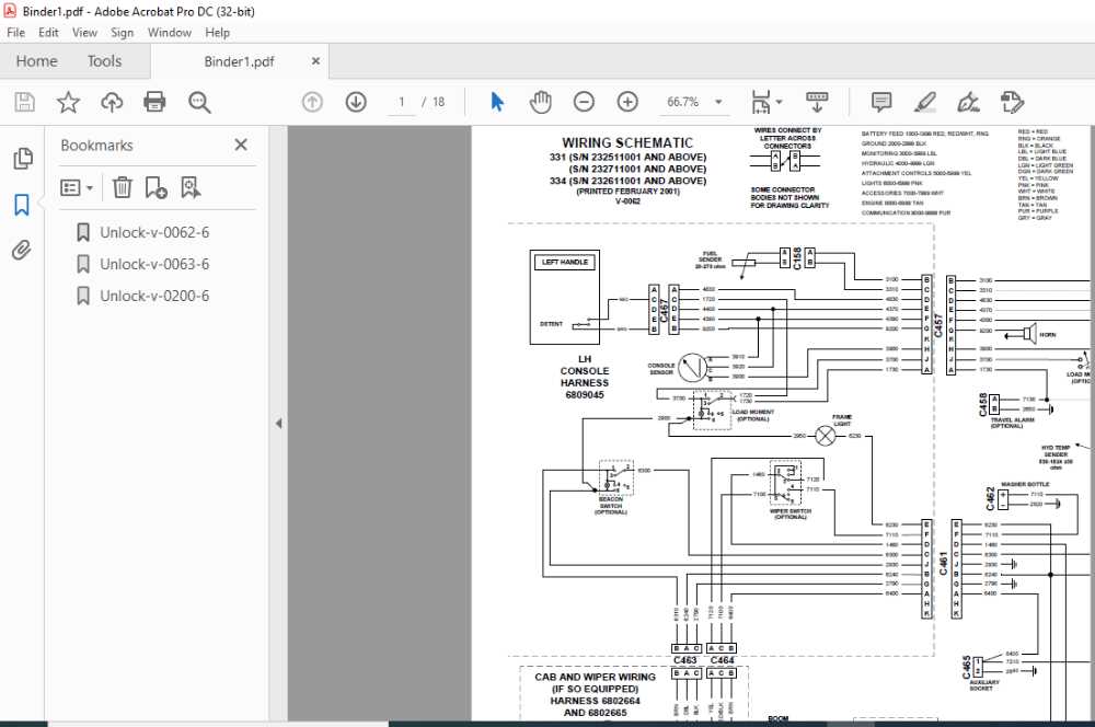 bobcat 334 parts diagram