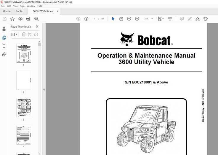 bobcat 3400 parts diagram