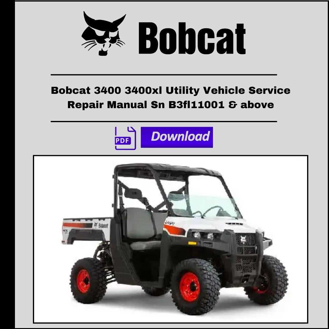 bobcat 3400xl parts diagram