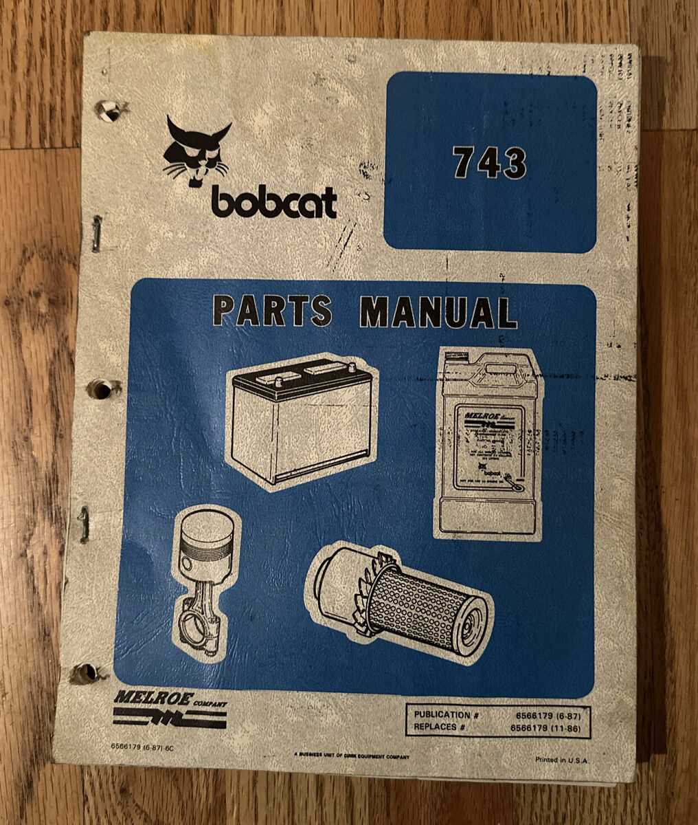 bobcat 743 parts diagram