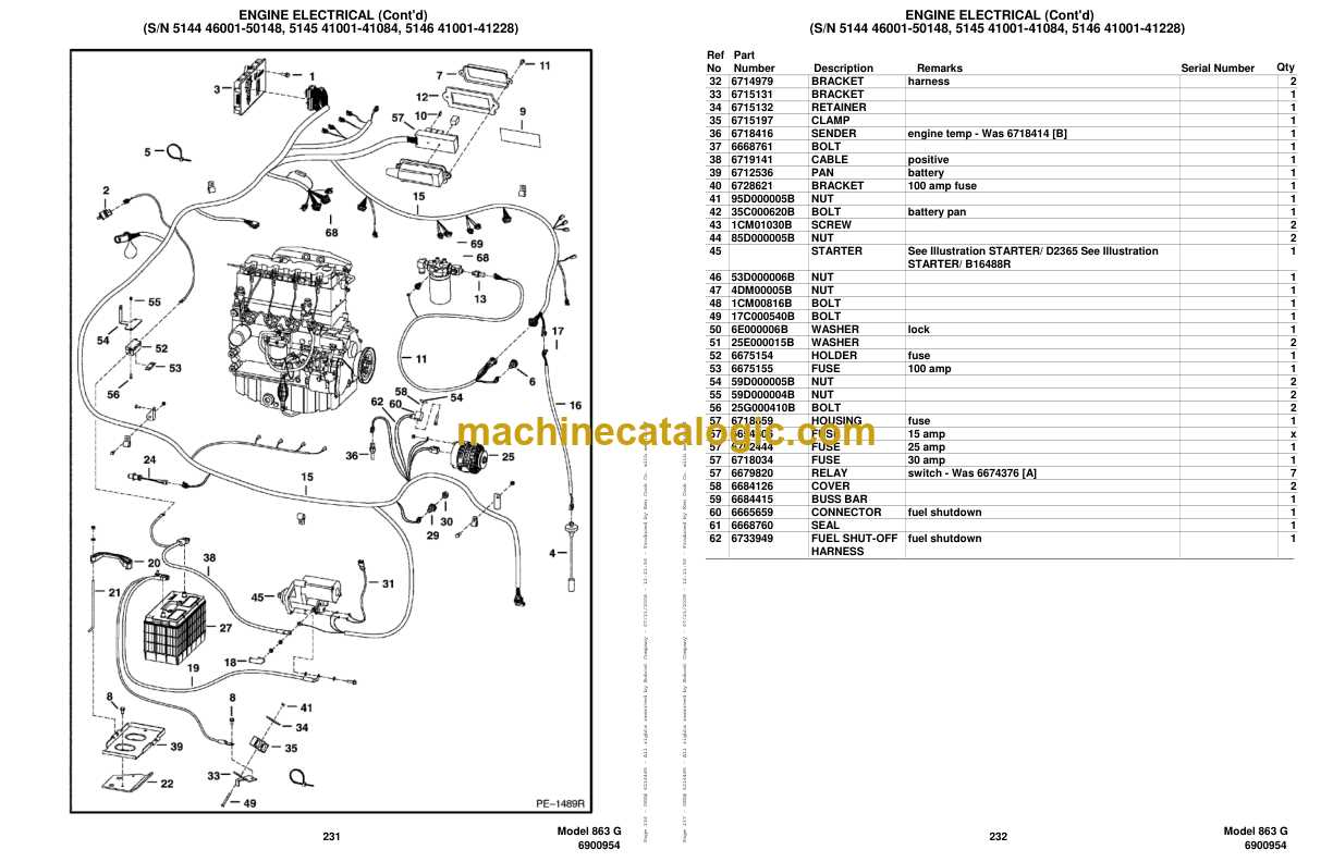 bobcat 863 parts diagram