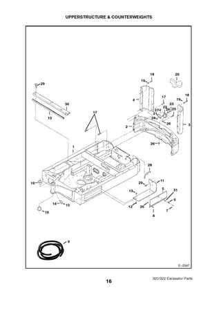 bobcat mini excavator parts diagram