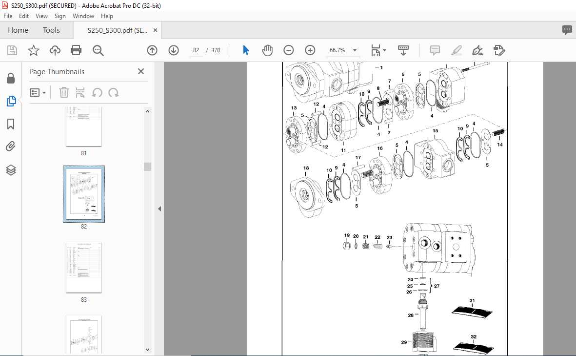 bobcat s300 parts diagram