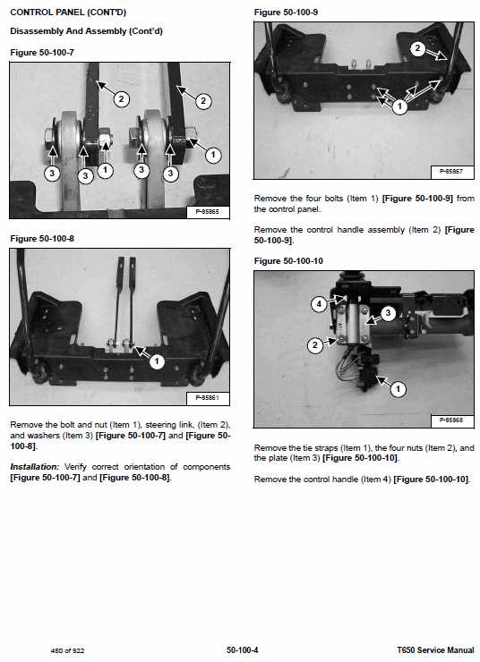 bobcat t650 parts diagram