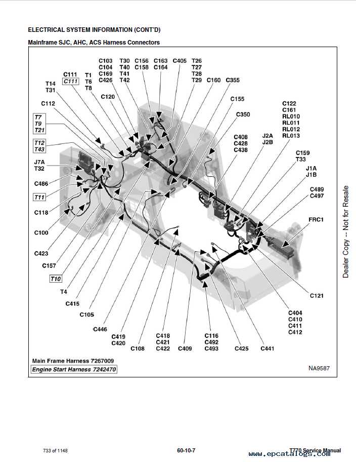 bobcat t770 parts diagram