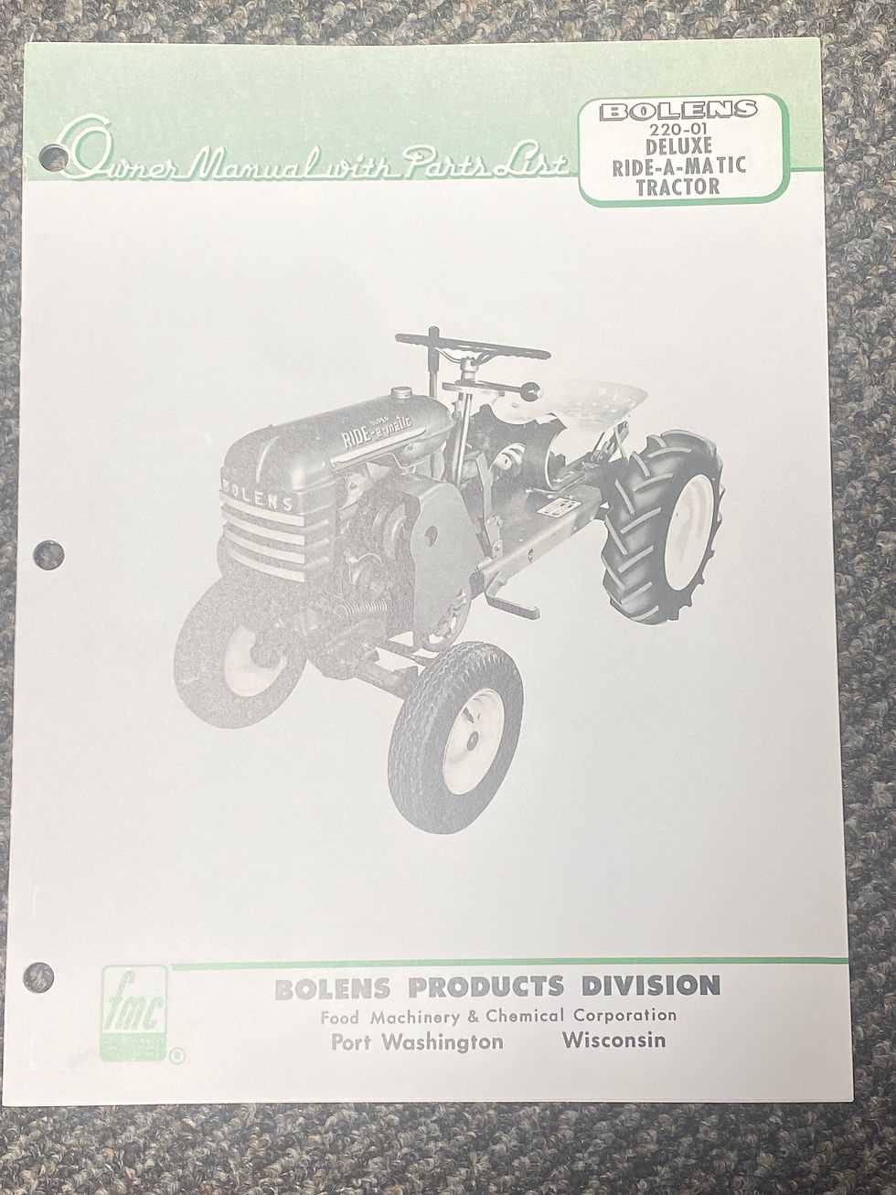 bolens st120 parts diagram