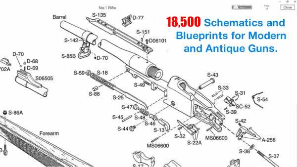 bolt action rifle parts diagram